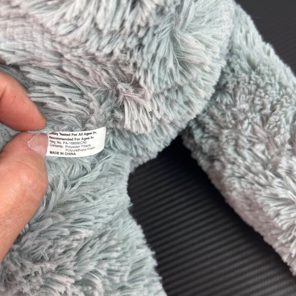 Toy Factory Plush Stuffed Animal Toy Sloth Gray with Blue Hoodie 22” Spirit Anim - Picture 13 of 15